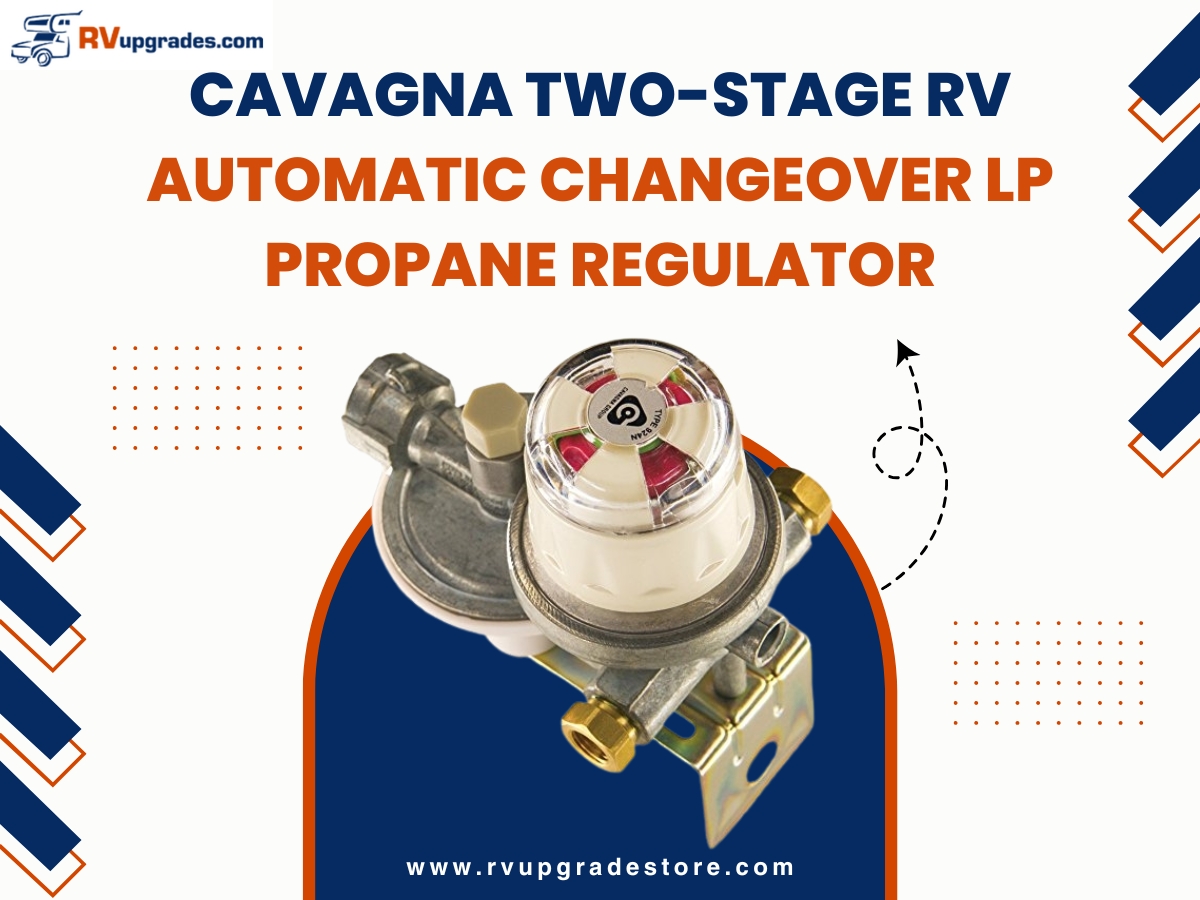 Cavagna Two-Stage RV Automatic Changeover LP Propane Regulator